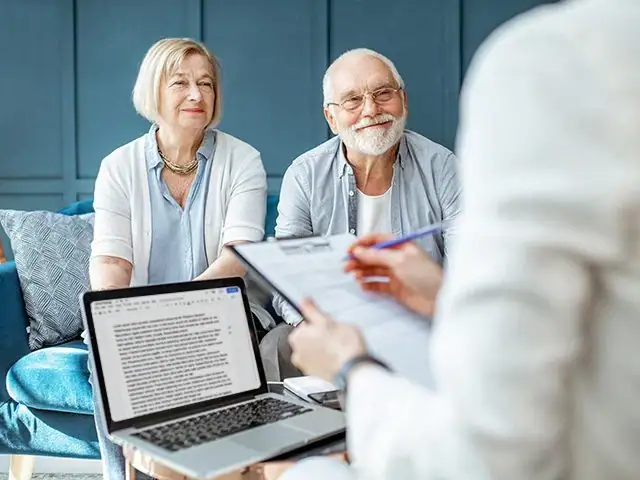 Lawyer Consultation Senior Couple Suffolk City Virginia in Suffolk City, Virginia