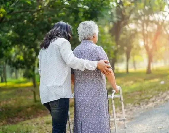 Helping Elderly Park Walk Suffolk County New York in Suffolk, New York