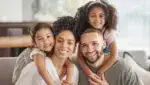 Happy Family Portrait Smiling Suffolk County New York in Suffolk, New York